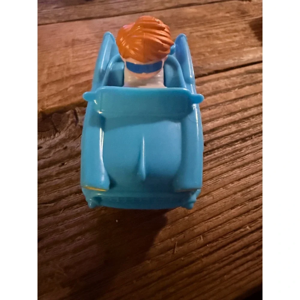 Fisher Price Little People Wheelies Blue Convertible Car GMJ25 Toddler Toy